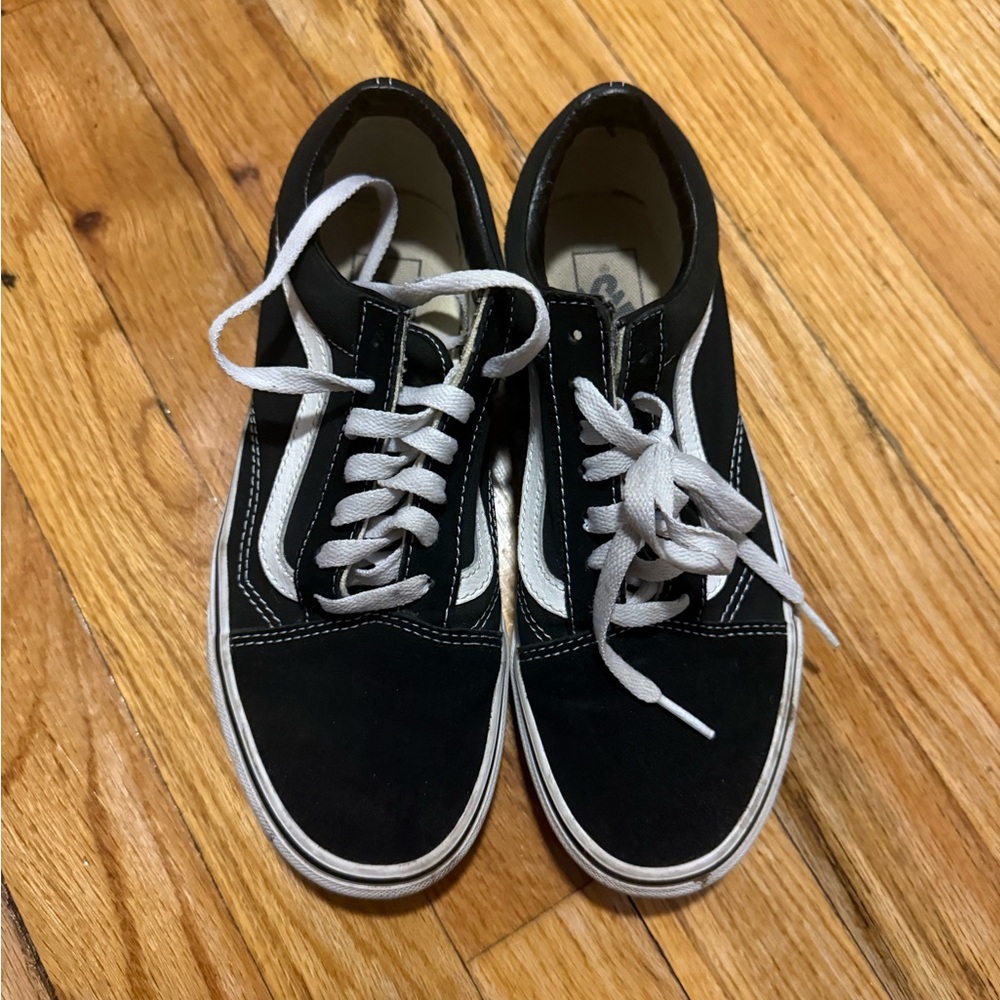Vans Black and White Classic Sneakers